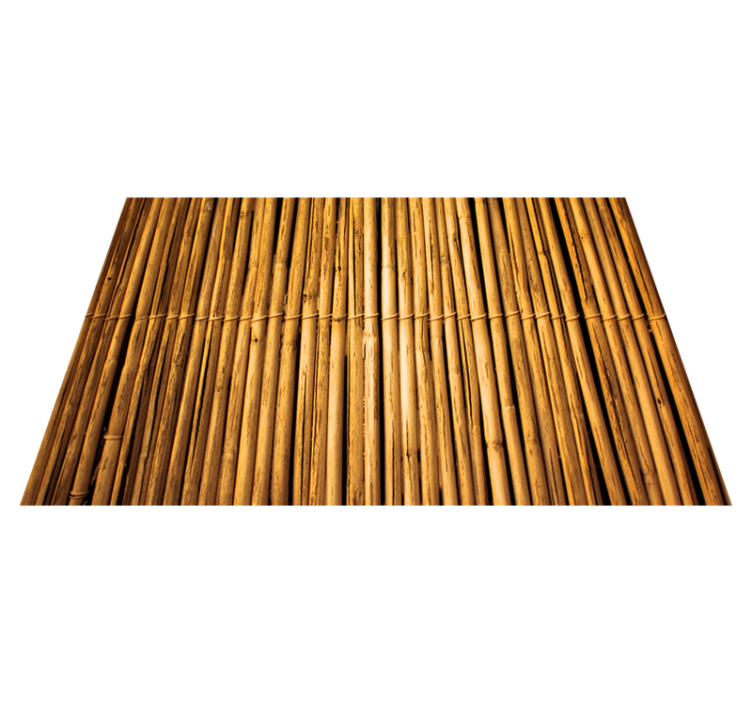 Bamboo nice texture bedroom rug - TenStickers