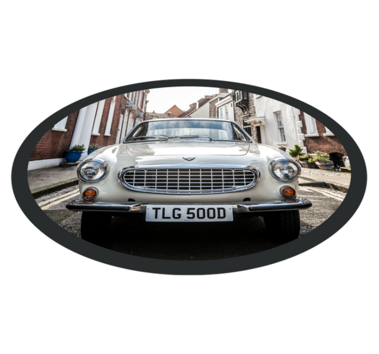 Volvo P1800 vintage vinyl rug - TenStickers