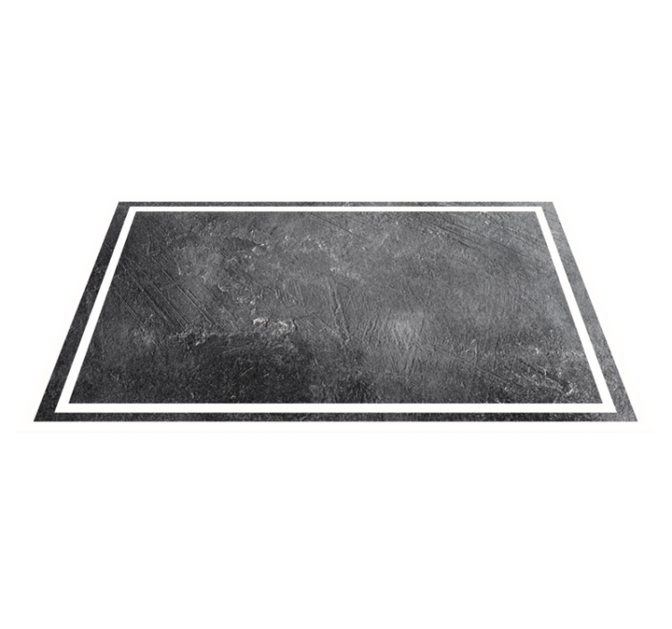 Black earthy effect vinyl rug - TenStickers