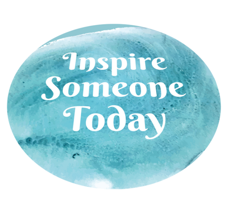 Motivate Someone Today custom vinyl rug - TenStickers