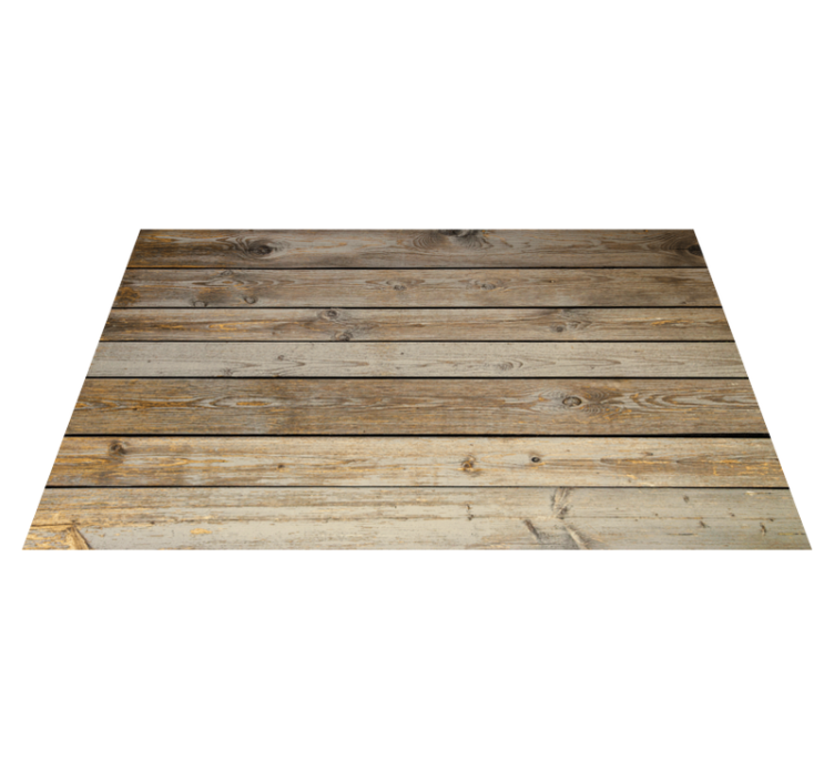 Rustic Surface wood vinyl rug - TenStickers