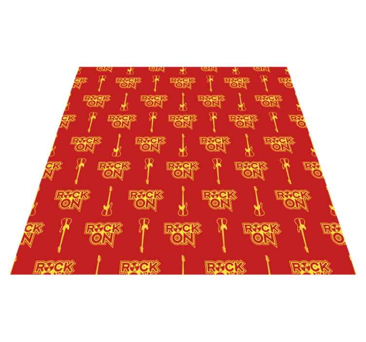 Teenager vinyl rug in red rock design - TenStickers