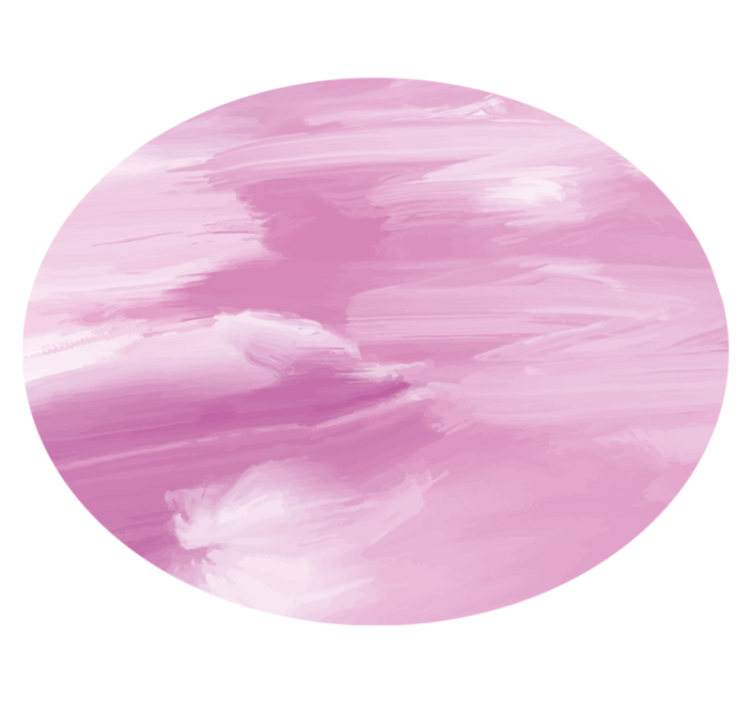 Vinyl rug gentle rose swirls - TenStickers