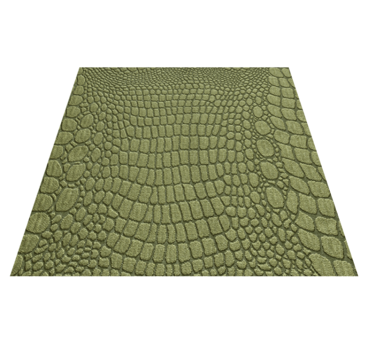 Animal print vinyl rug with crocodile skin texture - TenStickers