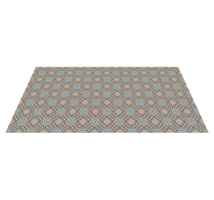 Mosaic vinyl rug mosaic pattern design - TenStickers
