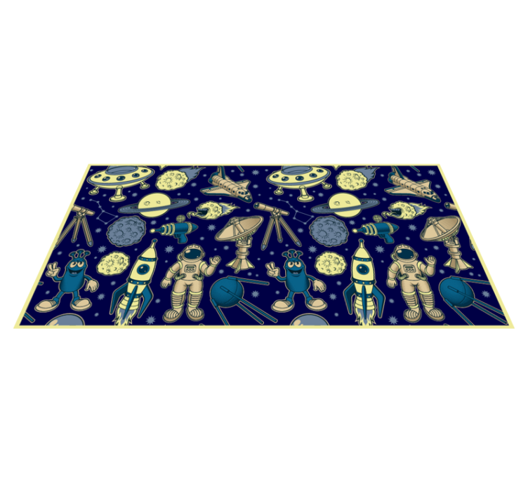 Celestial Journey Idea vinyl rug - TenStickers