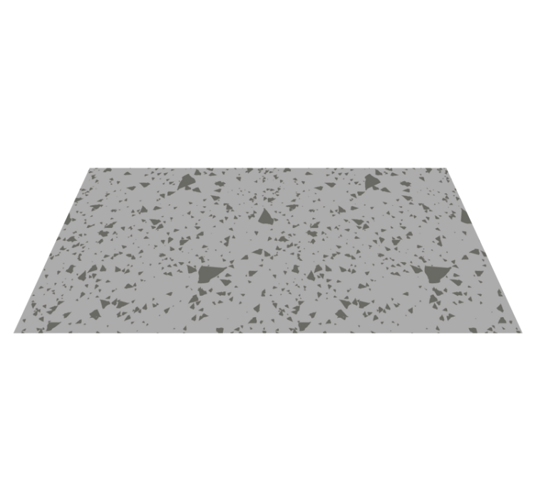 Fragmented Grey Pattern marble vinyl rug - TenStickers
