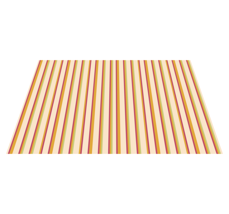 Stripes vinyl rug multi-striped elegance - TenStickers