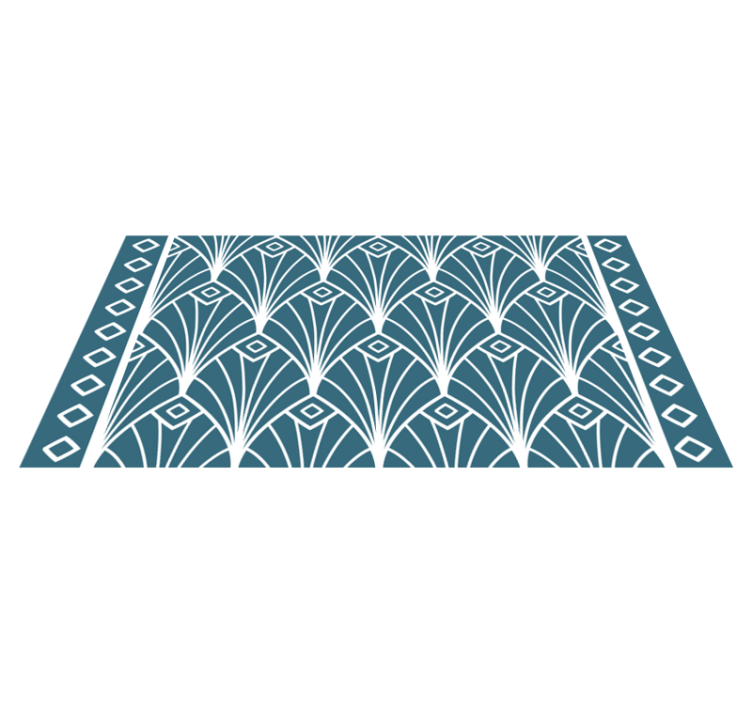 Art Deco Patterns vinyl rug - TenStickers