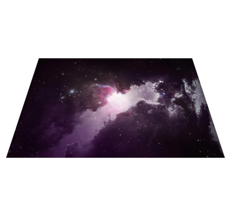 Little cosmic rain nature vinyl rug - TenStickers