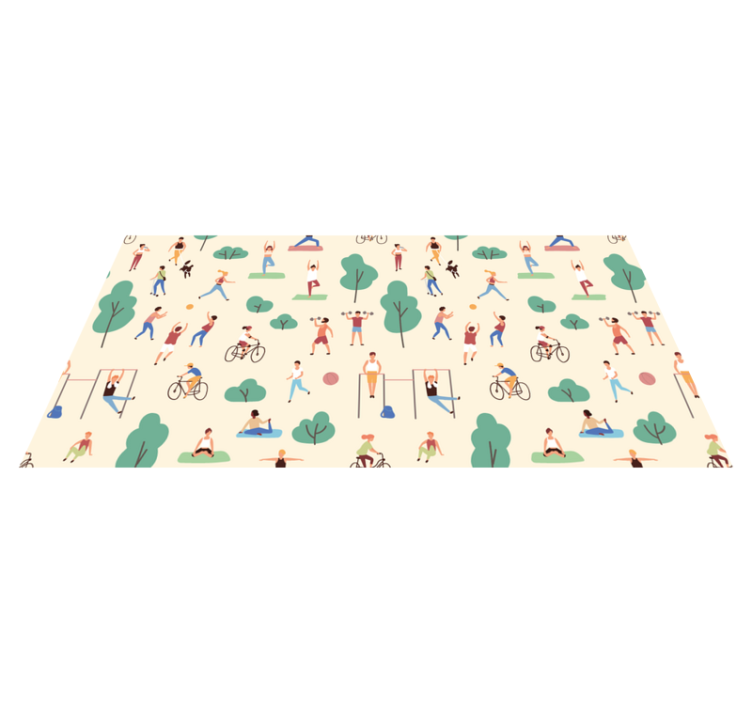 Active Play Scenes vinyl rug - TenStickers