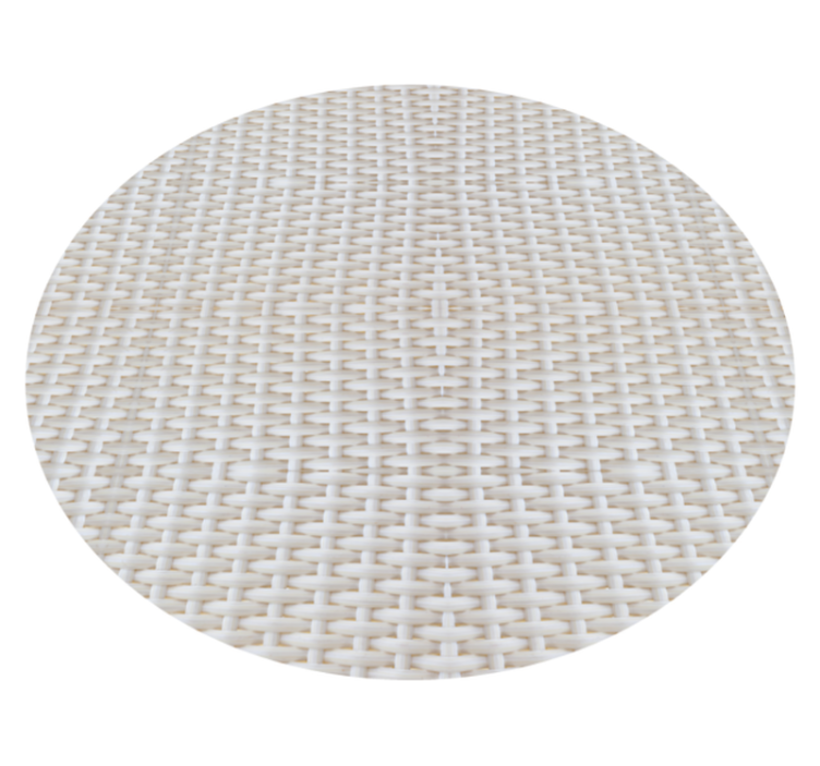 Grey lattice effect textured vinyl rug - TenStickers