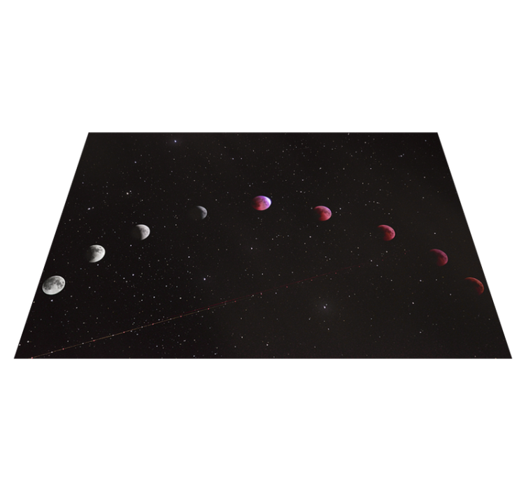 Planetary Alignment vinyl rug - TenStickers