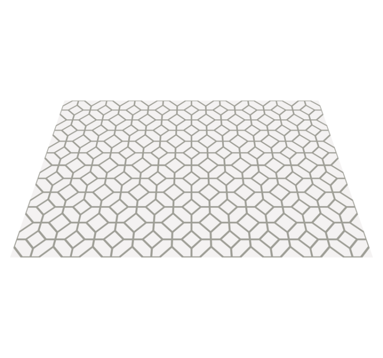 Honeycomb Arrangement tile vinyl rug - TenStickers