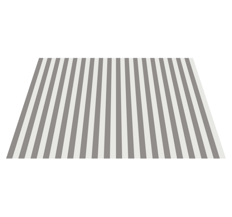 Vertical gray lines stripes vinyl rug - TenStickers