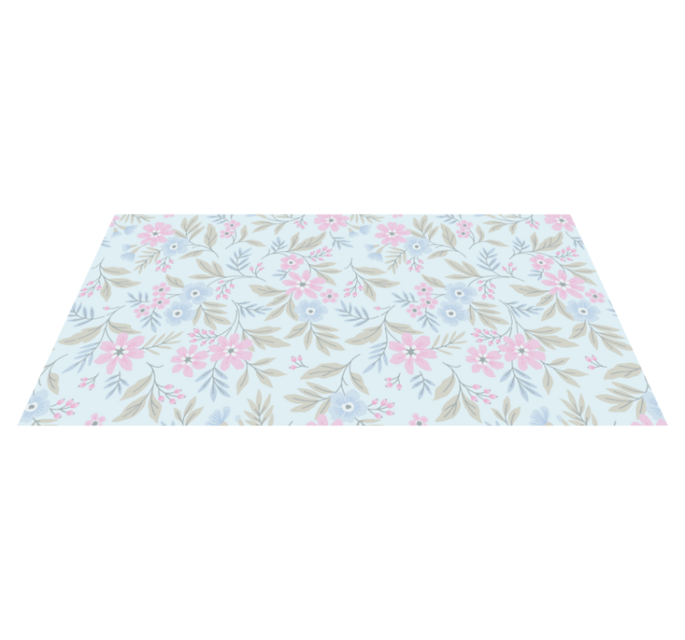 Floral Pastel Design carpet roses - TenStickers