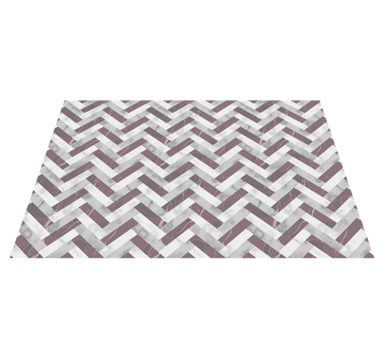 Chevron Pattern Overlay geometric rugs - TenStickers