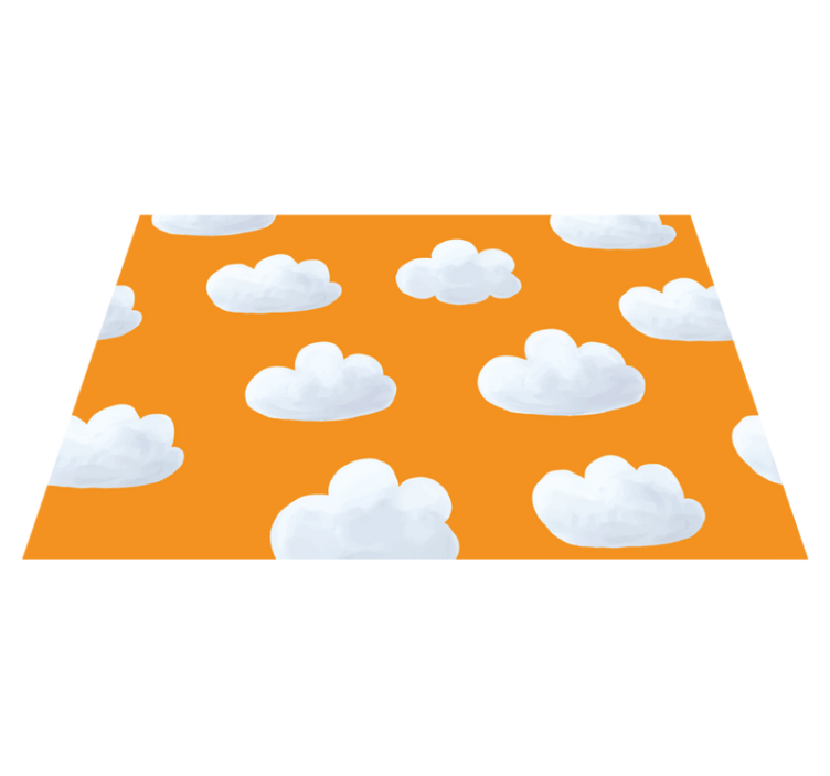 Cloudy Sky Floorcover playroom rug - TenStickers