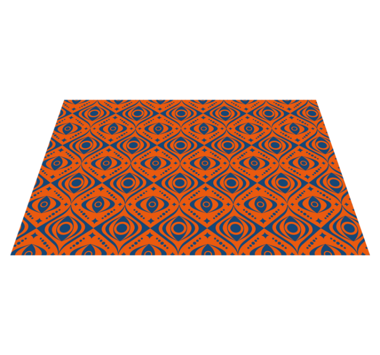 Geometric Eye Pattern geometric rugs - TenStickers