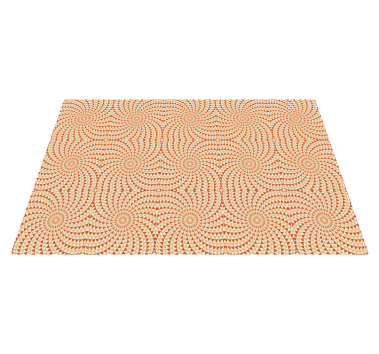 Mandala Pattern Detail mandala rug - TenStickers