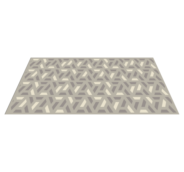 Abstract Herringbone geometric rugs - TenStickers