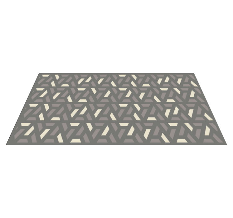 Interlocking Lattice geometric rugs - TenStickers