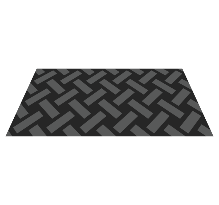 Monochrome Herringbone geometric rugs - TenStickers