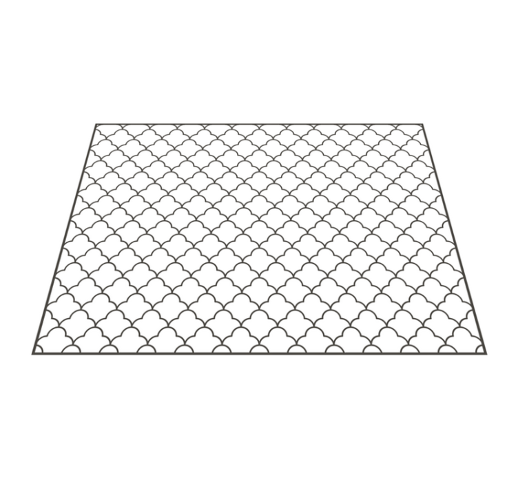 Lattice Pattern Overlay geometric rugs - TenStickers