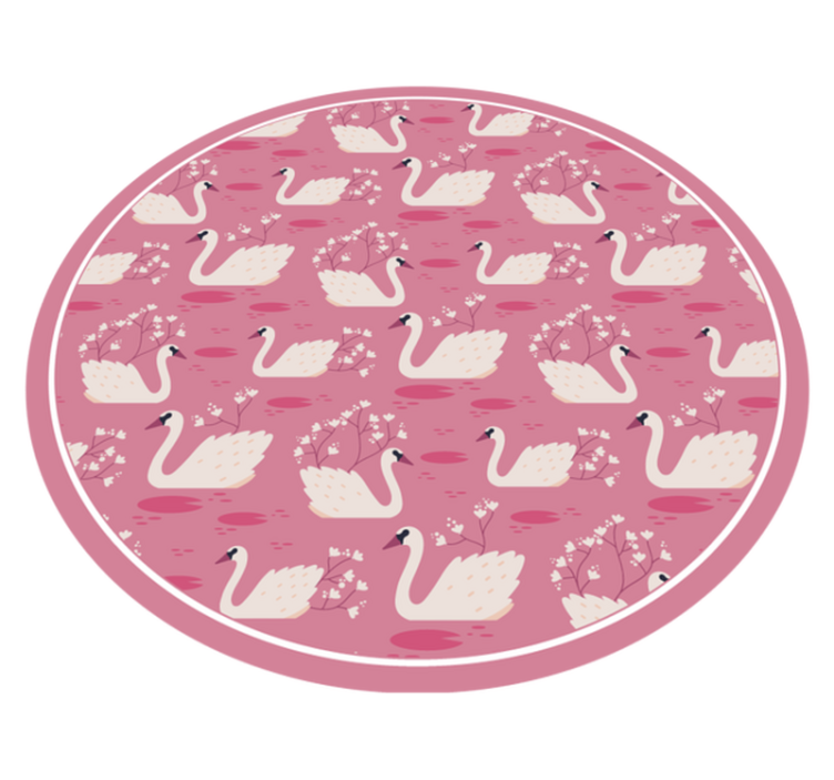 Swan Lake Serenity nursery rugs - TenStickers
