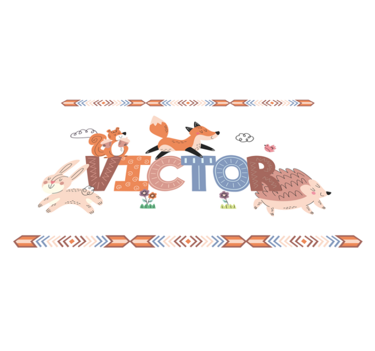 Customizable Critters custom floor mat - TenStickers