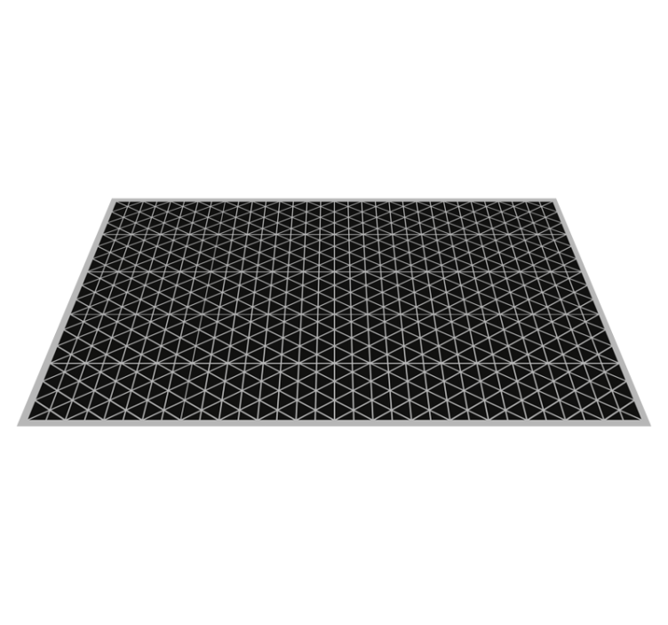 Geometric Pattern Ensemble geometric vinyl rug - TenStickers