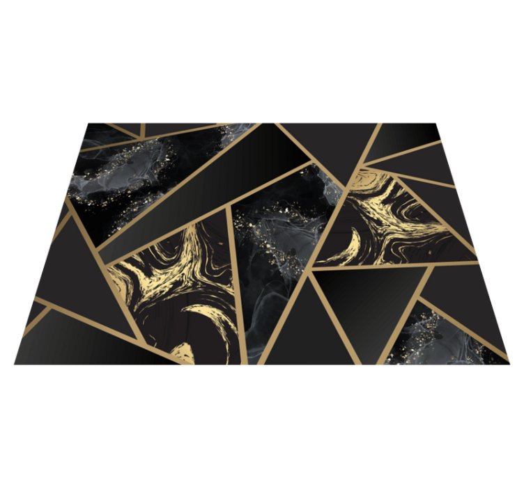 Geometric Marble Fusion geometric rugs - TenStickers