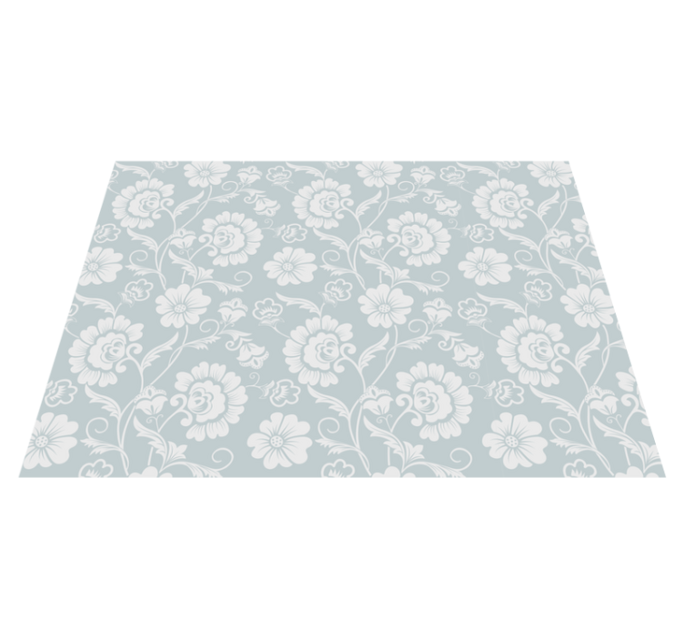 Elegant Floral Pattern floral rug - TenStickers