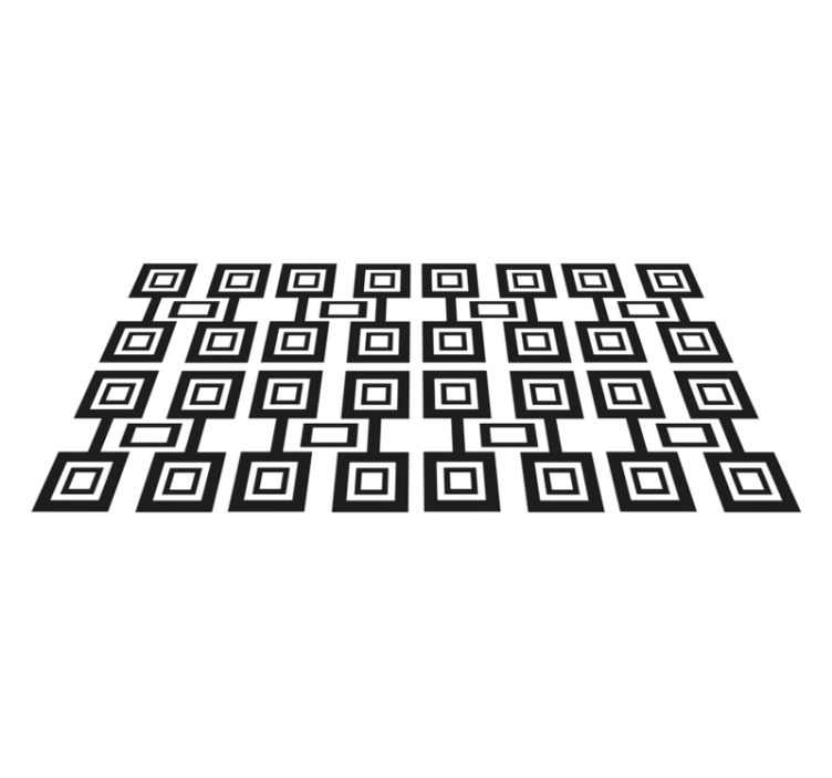 Geometric Squares Pattern geometric rugs - TenStickers
