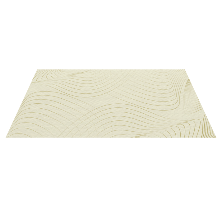 Flowing Line Art minimalist vinyl rug - TenStickers