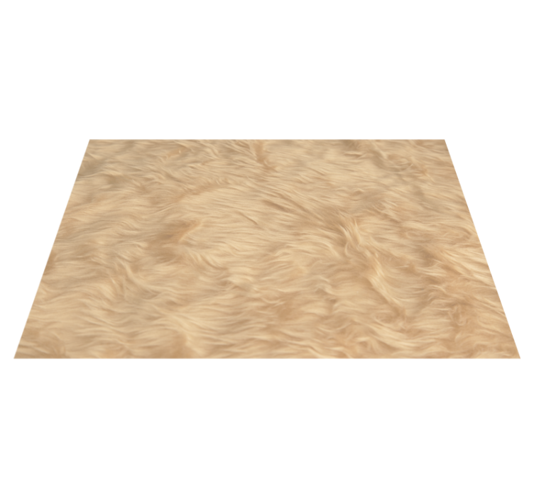 Wool effect design dining room rug - TenStickers