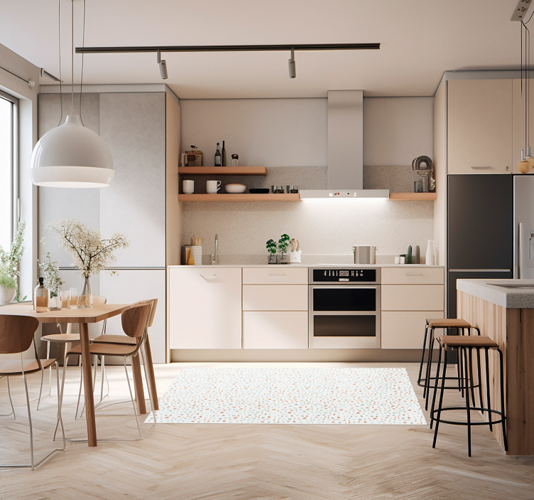 Terrazo candy tile carpet - TenStickers