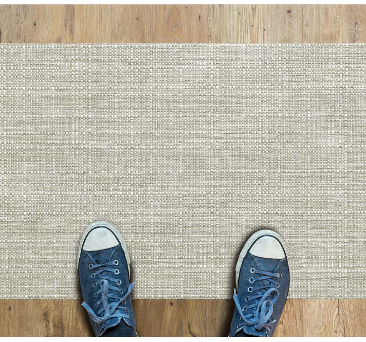 Light brown flax texture  texture carpet - TenStickers