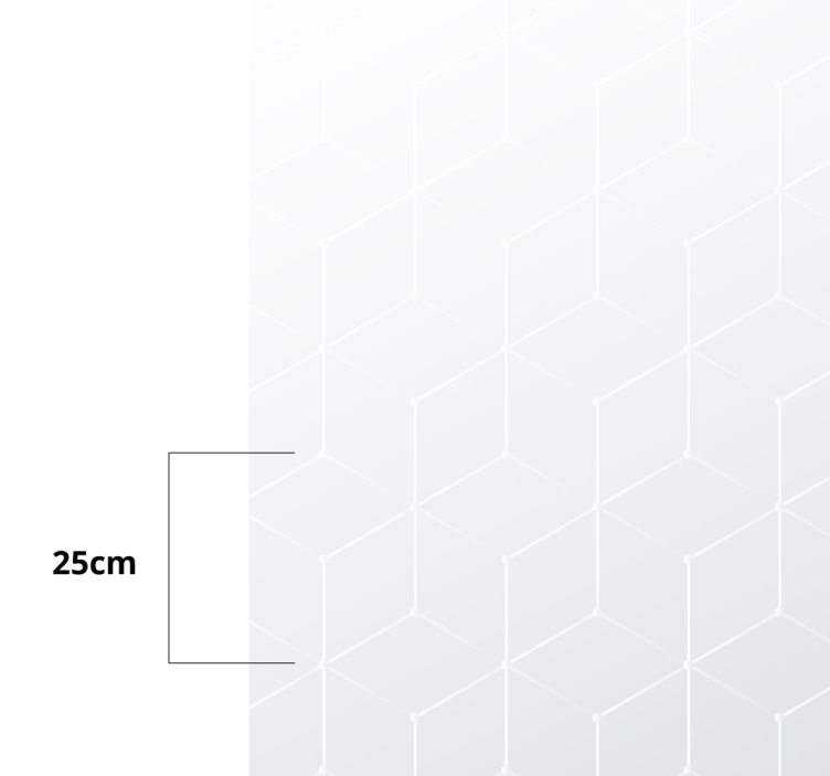 Geometric Pattern Surface tile vinyl rug - TenStickers