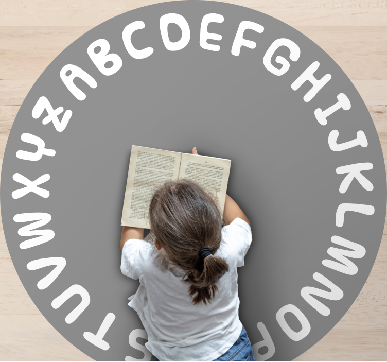 Alphabet Circle abc carpet - TenStickers