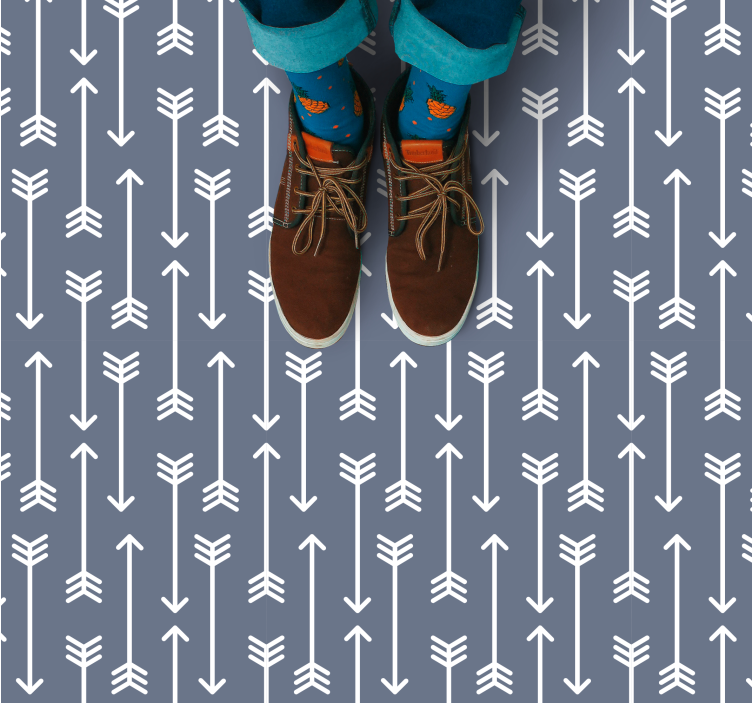 Arrow Patterns stripes carpet - TenStickers