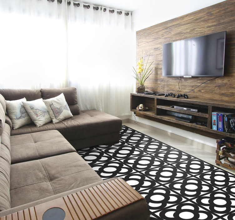 Barcelona cobblestone texture carpet - TenStickers