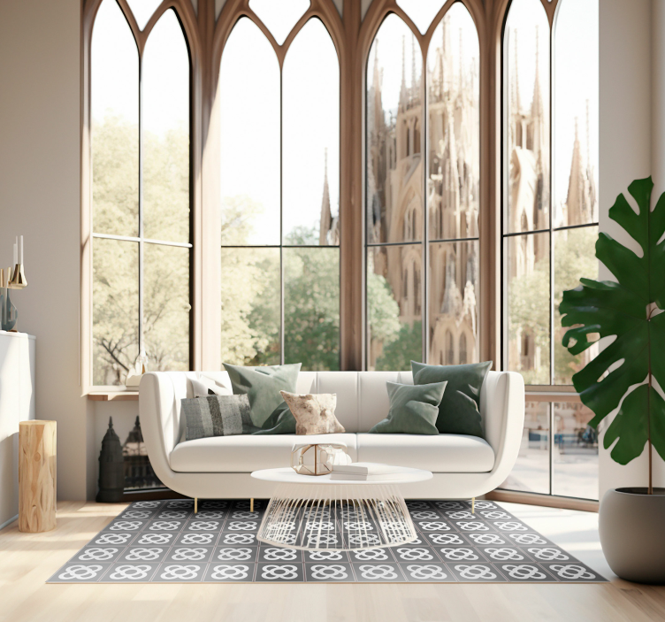 Carpet pvc panot barcelona mosaic - TenStickers