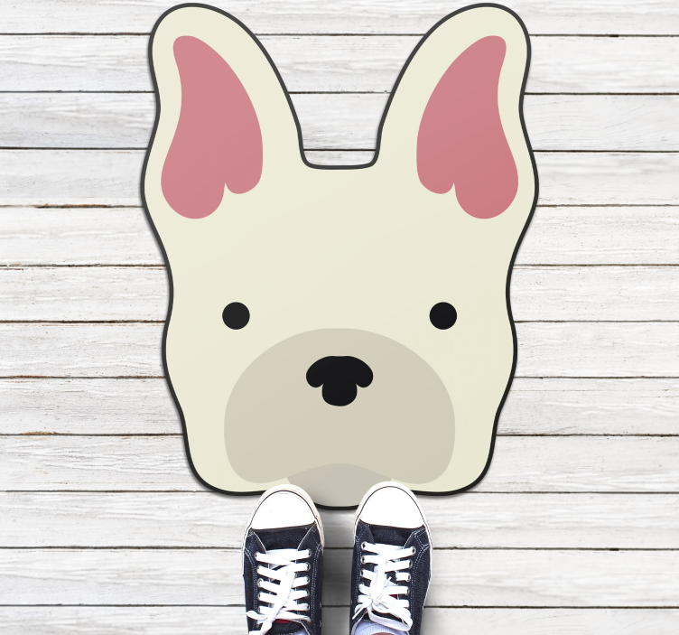 Cute Canine Decor animal vinyl rug - TenStickers