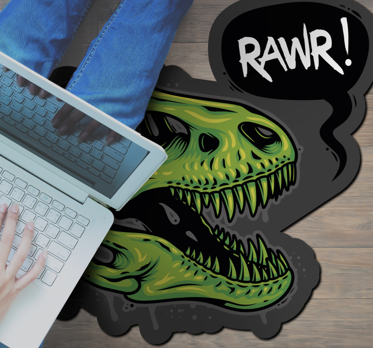 Dinosaur Graphic animal vinyl rug - TenStickers