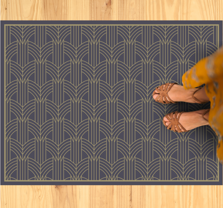 Elegant Geometric Pattern geometric rugs - TenStickers