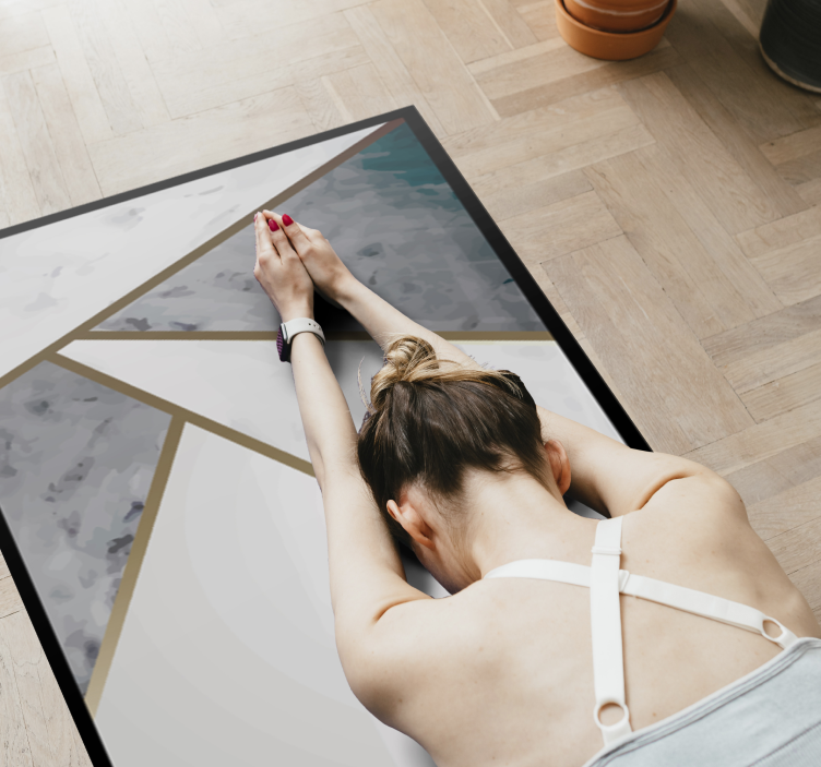 European marble pattern texture carpet - TenStickers