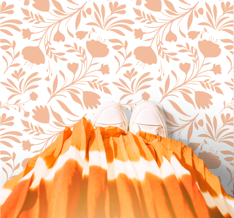 Floral Patterned carpet roses - TenStickers