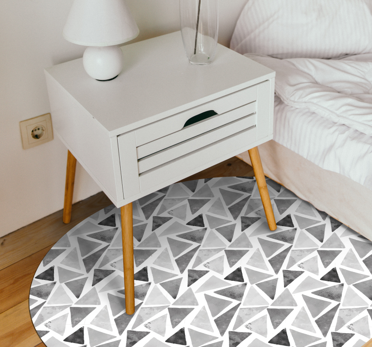 Geometric Marble Texture geometric vinyl rug - TenStickers