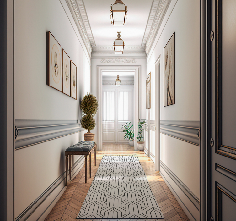 Geometric Pattern geometric rug - TenStickers